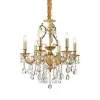 Lampa wisząca GIOCONDA SP6 kol. złoty (060507) Ideal Lux - żyrandol