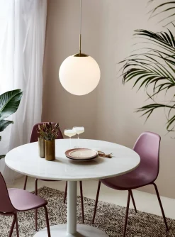 Lampa wisząca GRANT Nordlux E27 25W Szkło Mosiądz