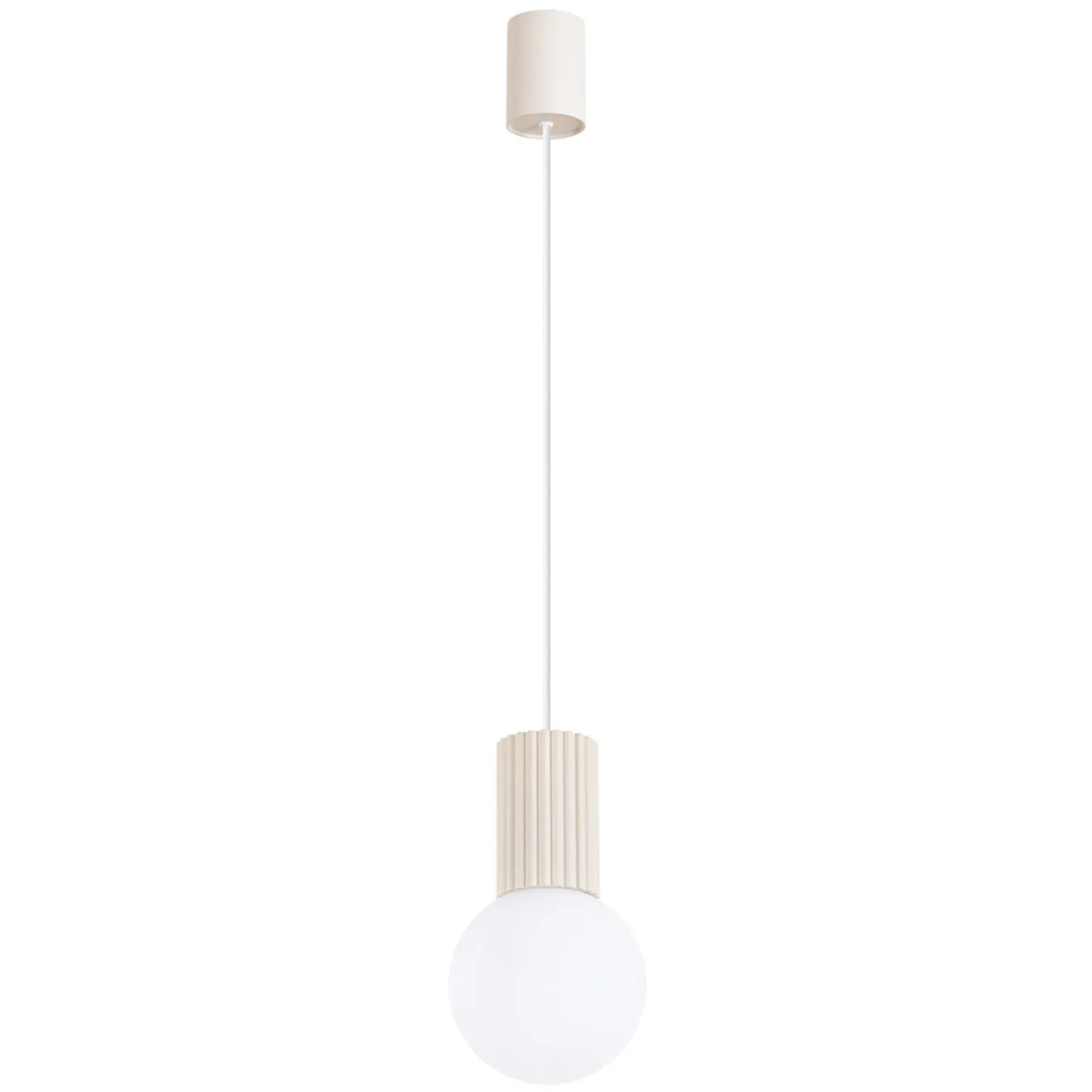 Lampa wisząca HALO 1 beżowa (SL.1719) - Sollux Lighting