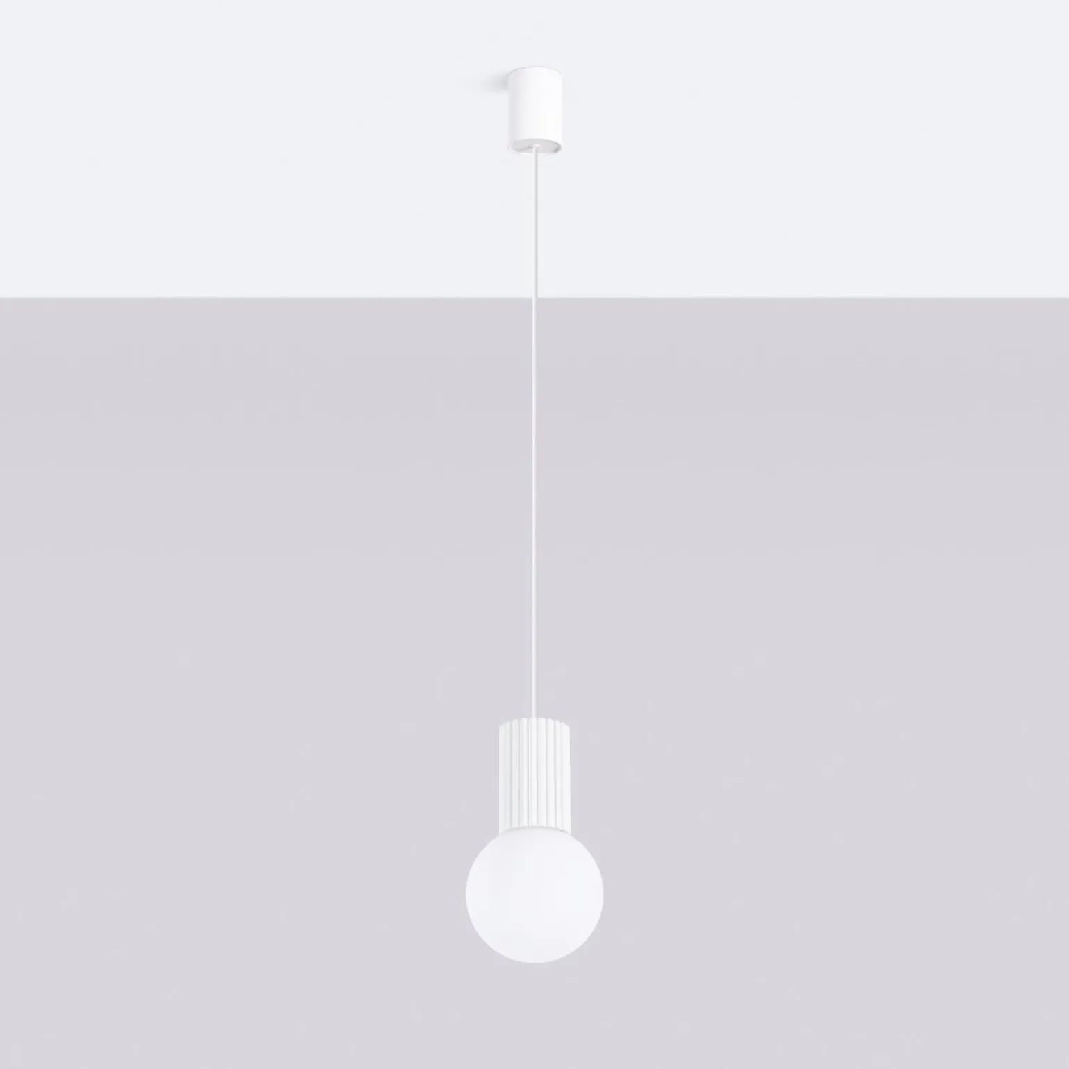 Lampa wisząca HALO 1 biała (SL.1709) - Sollux Lighting