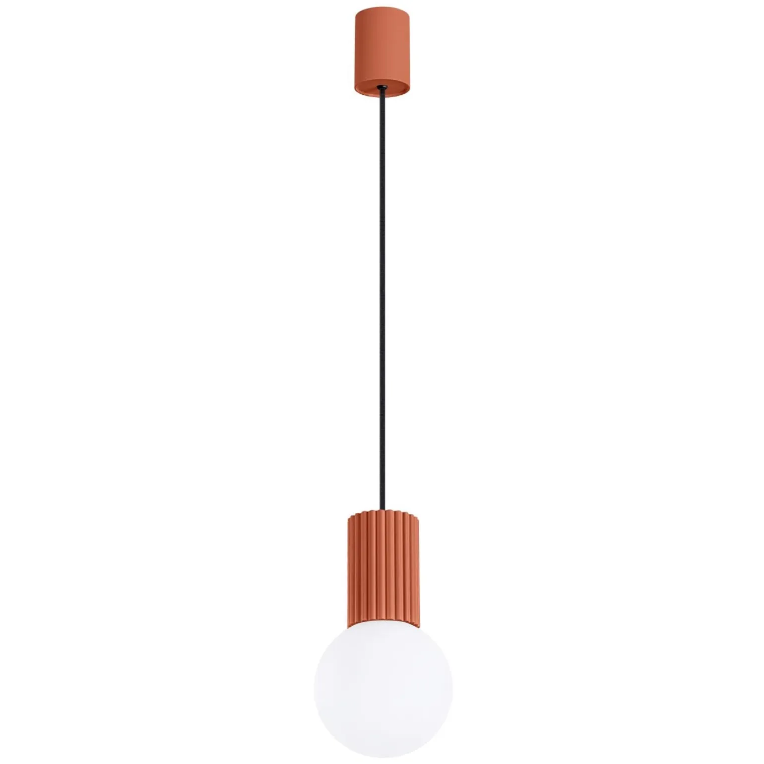 Lampa wisząca HALO 1 ochra czerwona (SL.1729) - Sollux Lighting