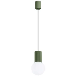 Lampa wisząca HALO 1 zielona oliwka (SL.1724) - Sollux Lighting