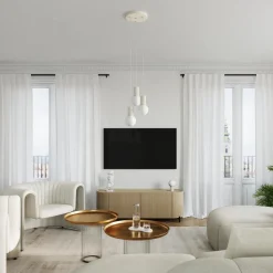 Lampa wisząca HALO 3P beżowa (SL.1720) - Sollux Lighting