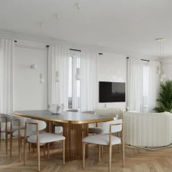 Lampa wisząca HALO 3P beżowa (SL.1720) - Sollux Lighting