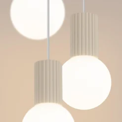 Lampa wisząca HALO 3P beżowa (SL.1720) - Sollux Lighting