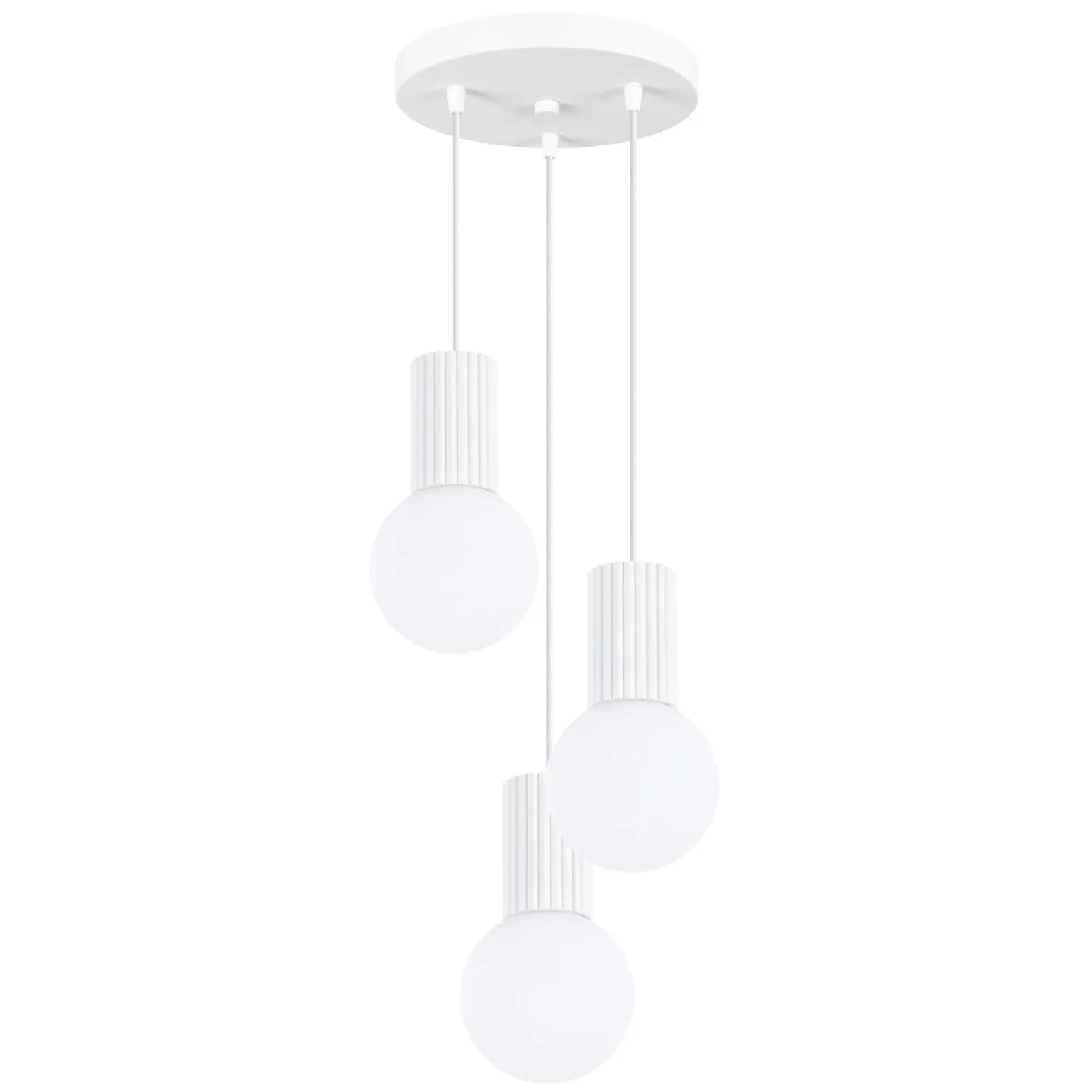 Lampa wisząca HALO 3P biała (SL.1710) - Sollux Lighting