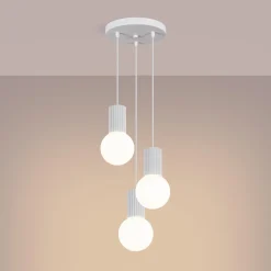 Lampa wisząca HALO 3P biała (SL.1710) - Sollux Lighting