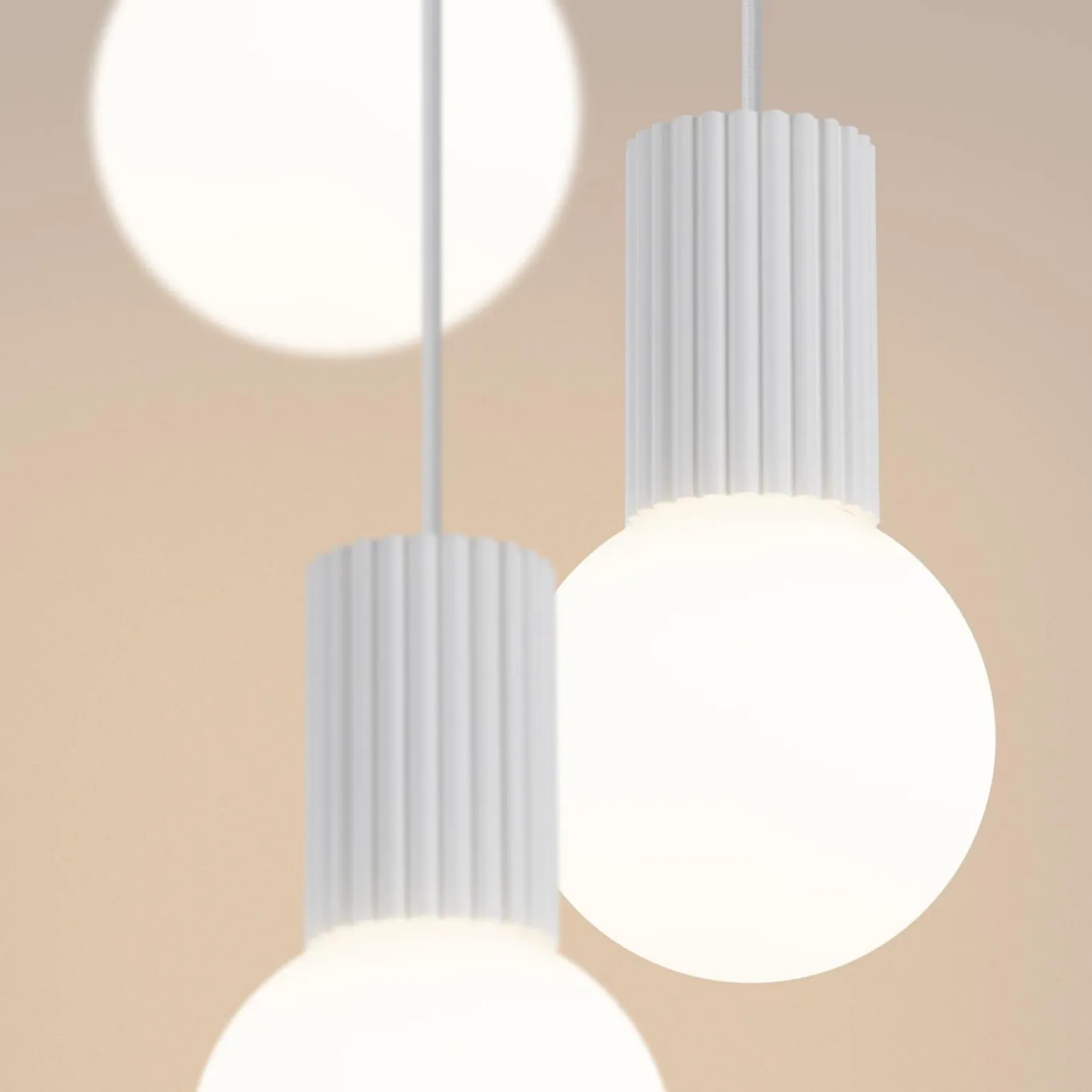 Lampa wisząca HALO 3P biała (SL.1710) - Sollux Lighting