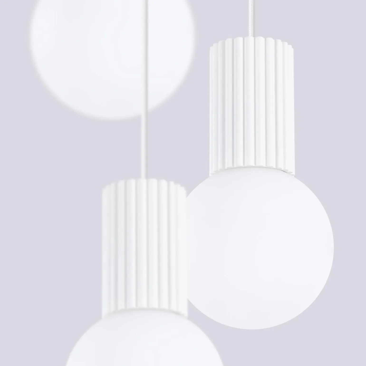 Lampa wisząca HALO 3P biała (SL.1710) - Sollux Lighting