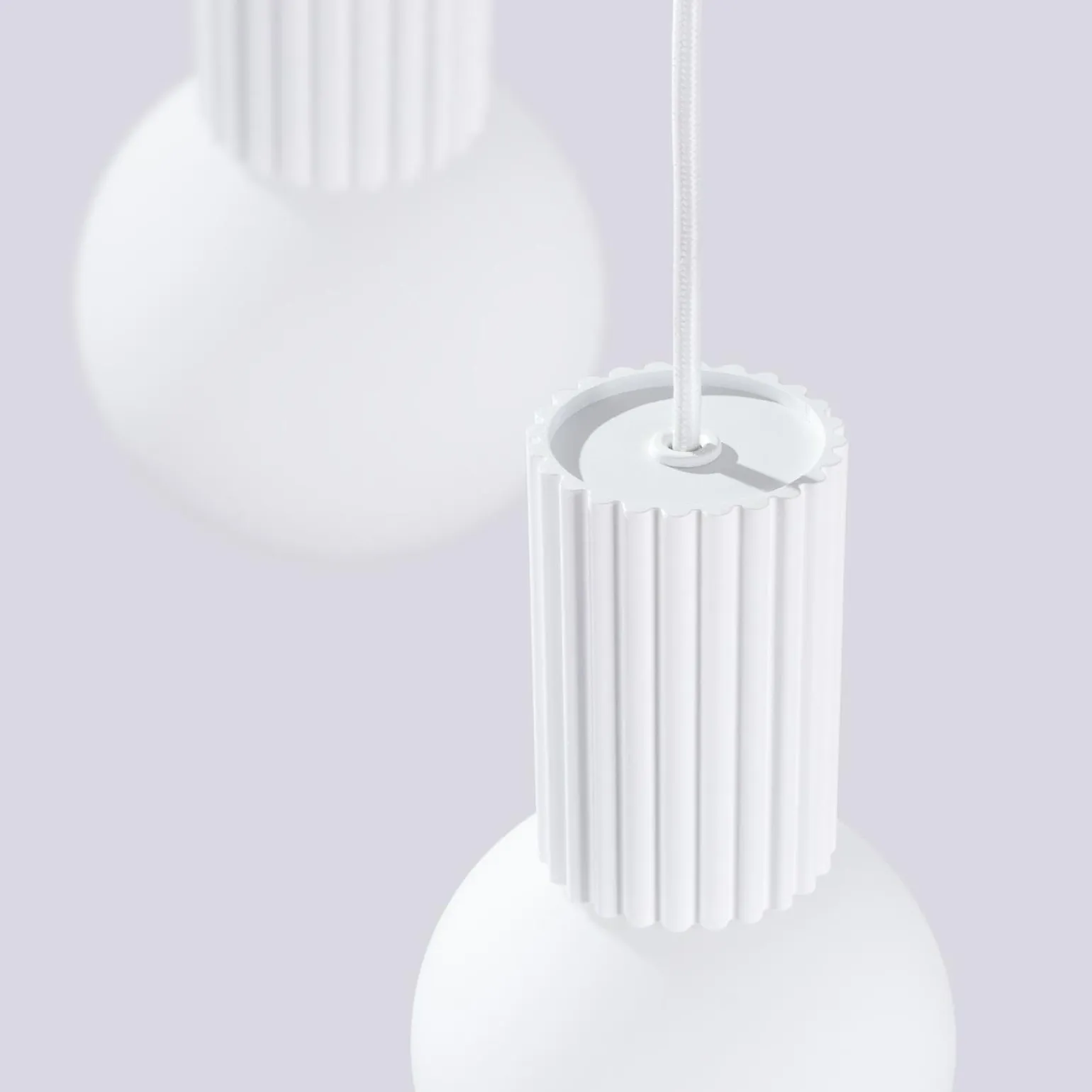 Lampa wisząca HALO 3P biała (SL.1710) - Sollux Lighting