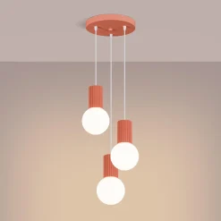 Lampa wisząca HALO 3P brzoskwiniowa (SL.1755) - Sollux Lighting