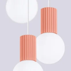 Lampa wisząca HALO 3P brzoskwiniowa (SL.1755) - Sollux Lighting