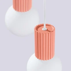 Lampa wisząca HALO 3P brzoskwiniowa (SL.1755) - Sollux Lighting