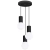Lampa wisząca HALO 3P czarna (SL.1715) - Sollux Lighting
