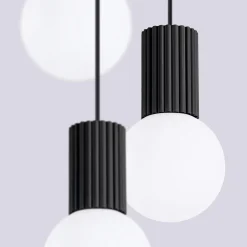 Lampa wisząca HALO 3P czarna (SL.1715) - Sollux Lighting