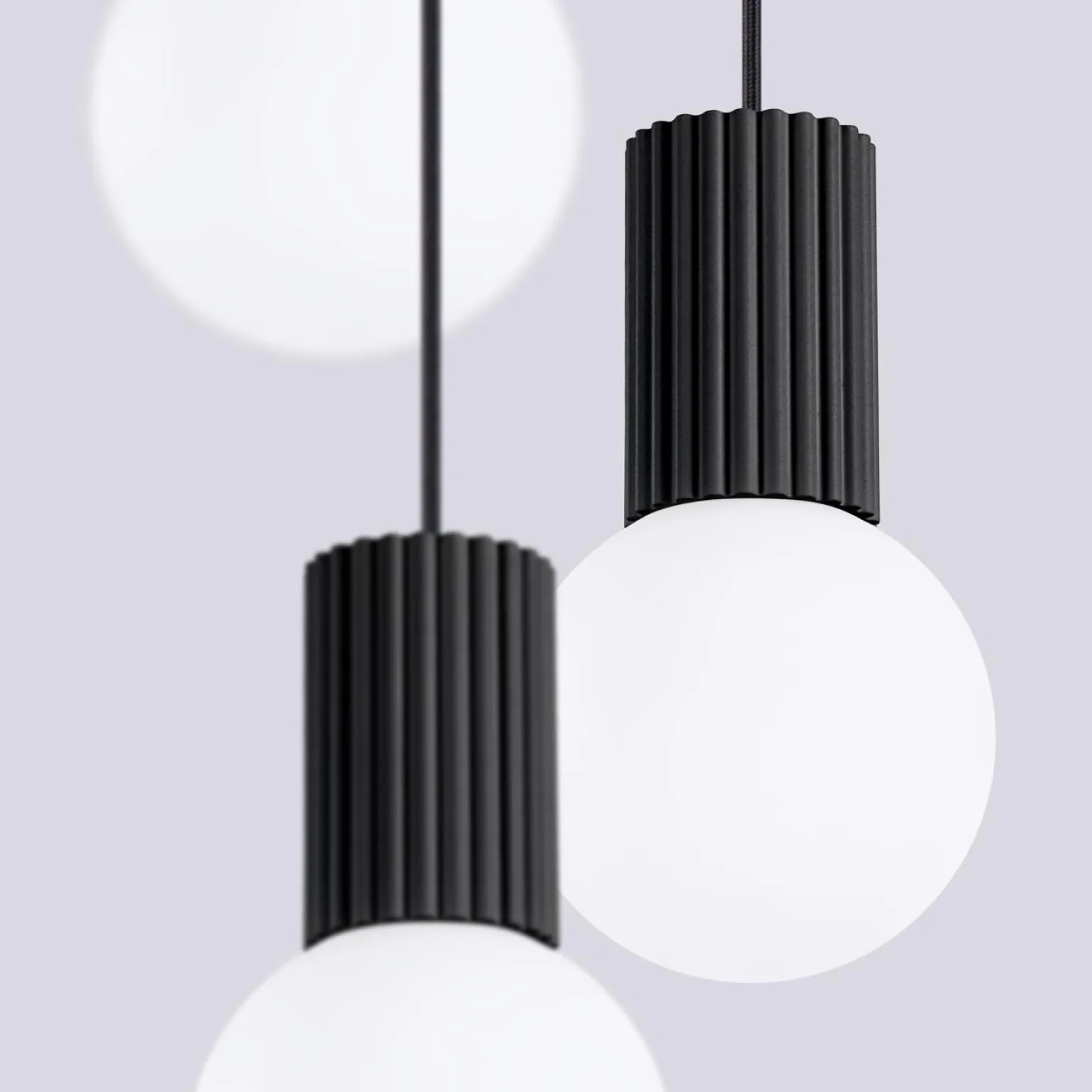 Lampa wisząca HALO 3P czarna (SL.1715) - Sollux Lighting