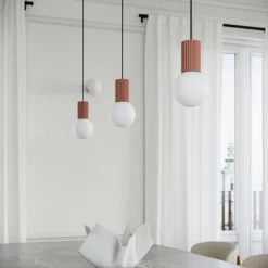 Lampa wisząca HALO 3P mocca (SL.1735) - Sollux Lighting