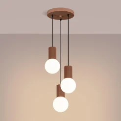 Lampa wisząca HALO 3P mocca (SL.1735) - Sollux Lighting