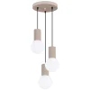 Lampa wisząca HALO 3P taupe (SL.1745) - Sollux Lighting