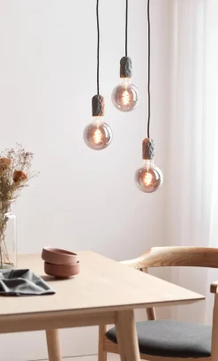 Lampa wisząca HANG Nordlux E27 40W Porcelana Szary