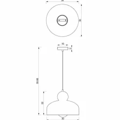 Lampa Wisząca HARALD GOLD/GREEN 1xE27 (MLP7694) - Milagro