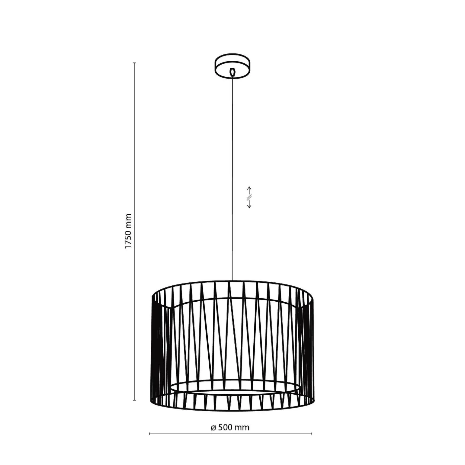 Lampa wisząca HARMONY NATURE (4562) - TK Lighting