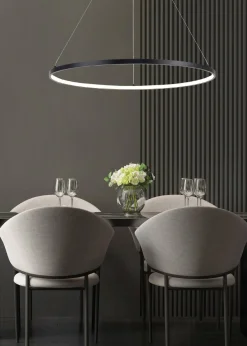 Lampa wisząca HORIK Ø 60 (PEN89424-60BK) - Zuma Line