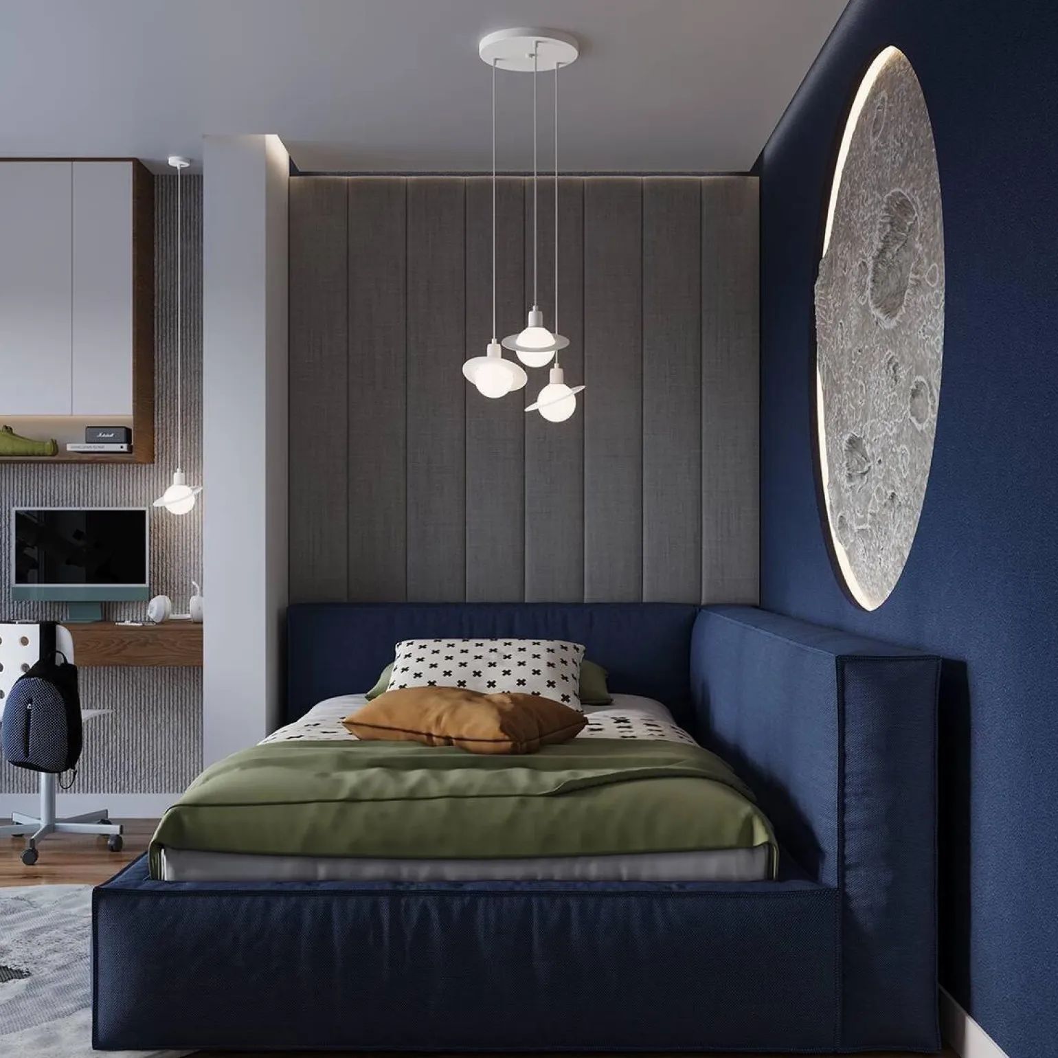 Lampa wisząca HYPERION 1 biały (SL.1356) - Sollux Lighting