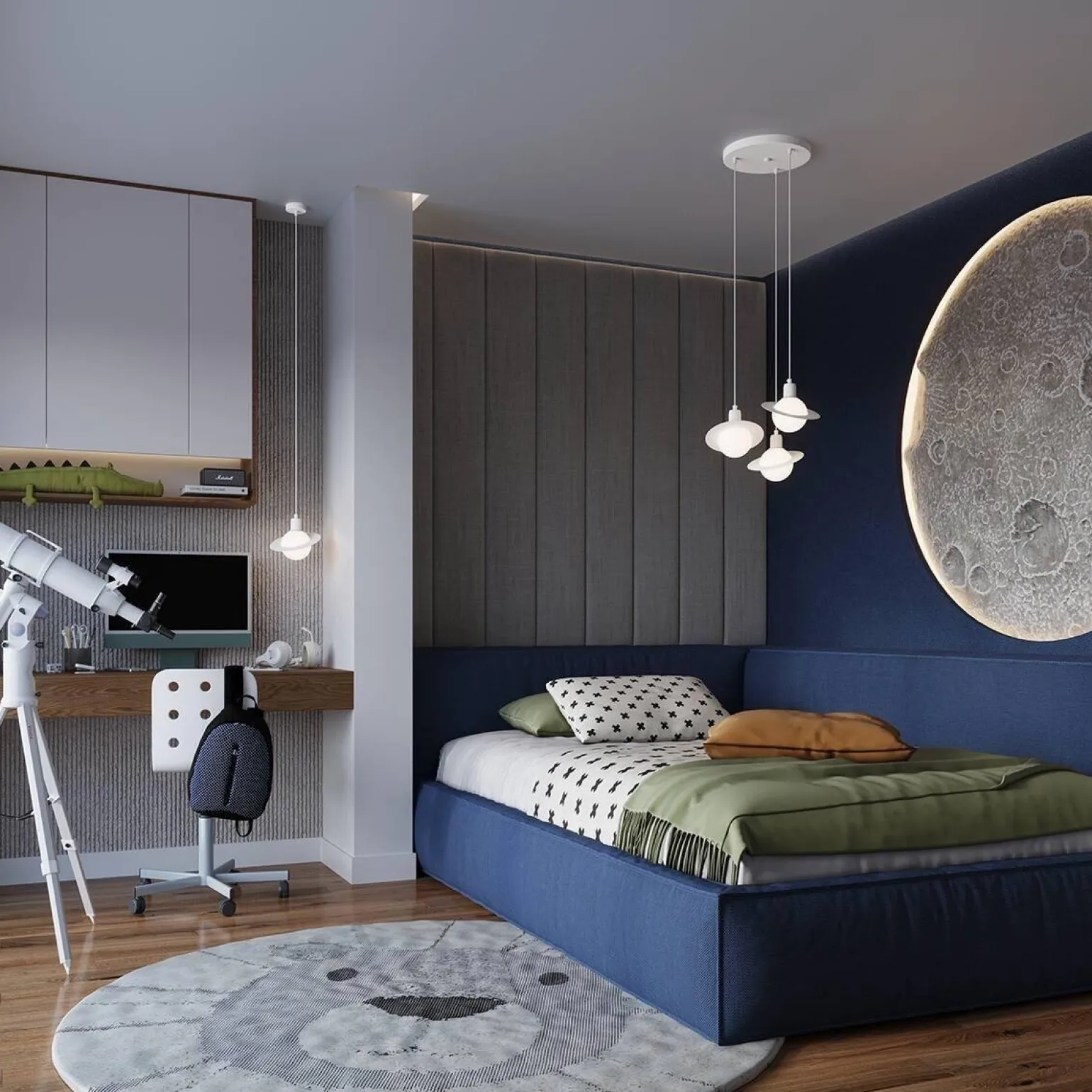 Lampa wisząca HYPERION 1 biały (SL.1356) - Sollux Lighting