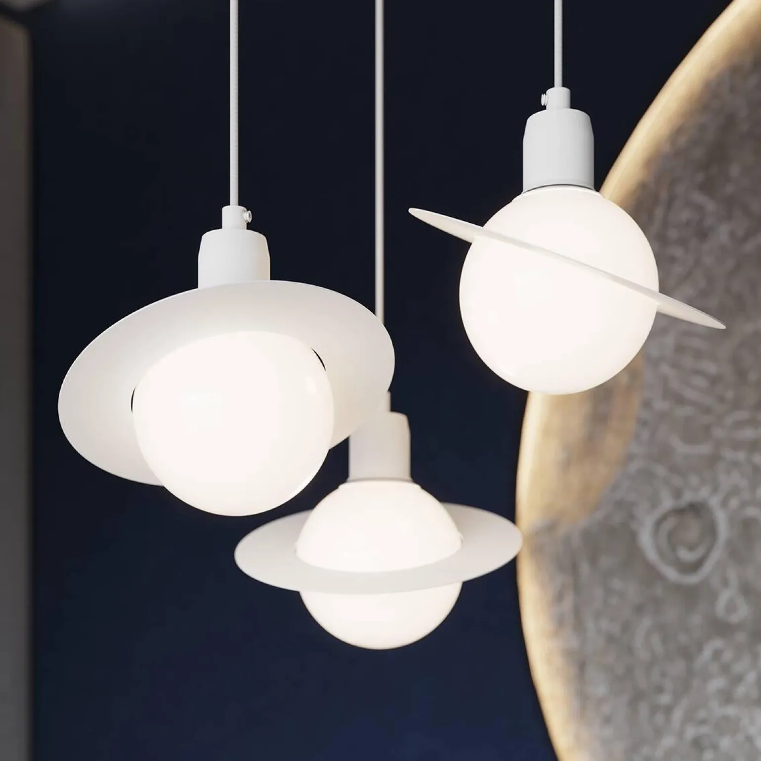 Lampa wisząca HYPERION 1 biały (SL.1356) - Sollux Lighting