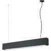 Lampa wisząca IBROS średnia CCT czarna (LP-7001/1P 20 BK-63 18 CCT) - Light Prestige