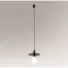 Lampa wisząca IKEDA (czarny) (7982) - Shilo