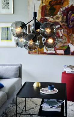 Lampa wisząca IVONA 6 czarna (2112163003) - Nordlux