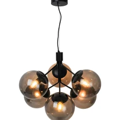 Lampa wisząca IVONA 6 czarna (2112163003) - Nordlux