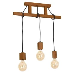 Lampa Wisząca JACK 3xE27 Dąb (MLP4357) - Milagro