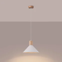 Lampa wisząca JAGA biała (SL.1319) - Sollux Lighting