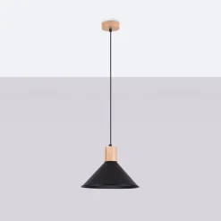 Lampa wisząca JAGA czarna (SL.1320) - Sollux Lighting