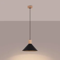 Lampa wisząca JAGA czarna (SL.1320) - Sollux Lighting