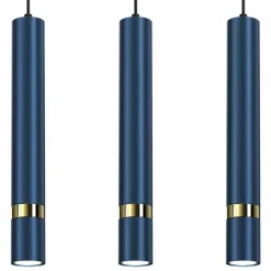 Lampa wisząca JOKER NAVY BLUE/GOLD 3xGU10 (MLP7726) - Milagro