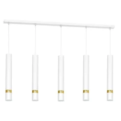 Lampa wisząca JOKER WHITE/GOLD 5xGU10 (MLP6122) - Milagro