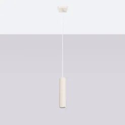 Lampa wisząca KARBON 1 beżowy (SL.1592) - Sollux Lighting