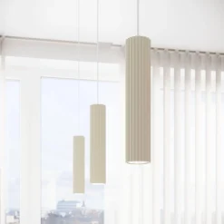 Lampa wisząca KARBON 1 beżowy (SL.1592) - Sollux Lighting