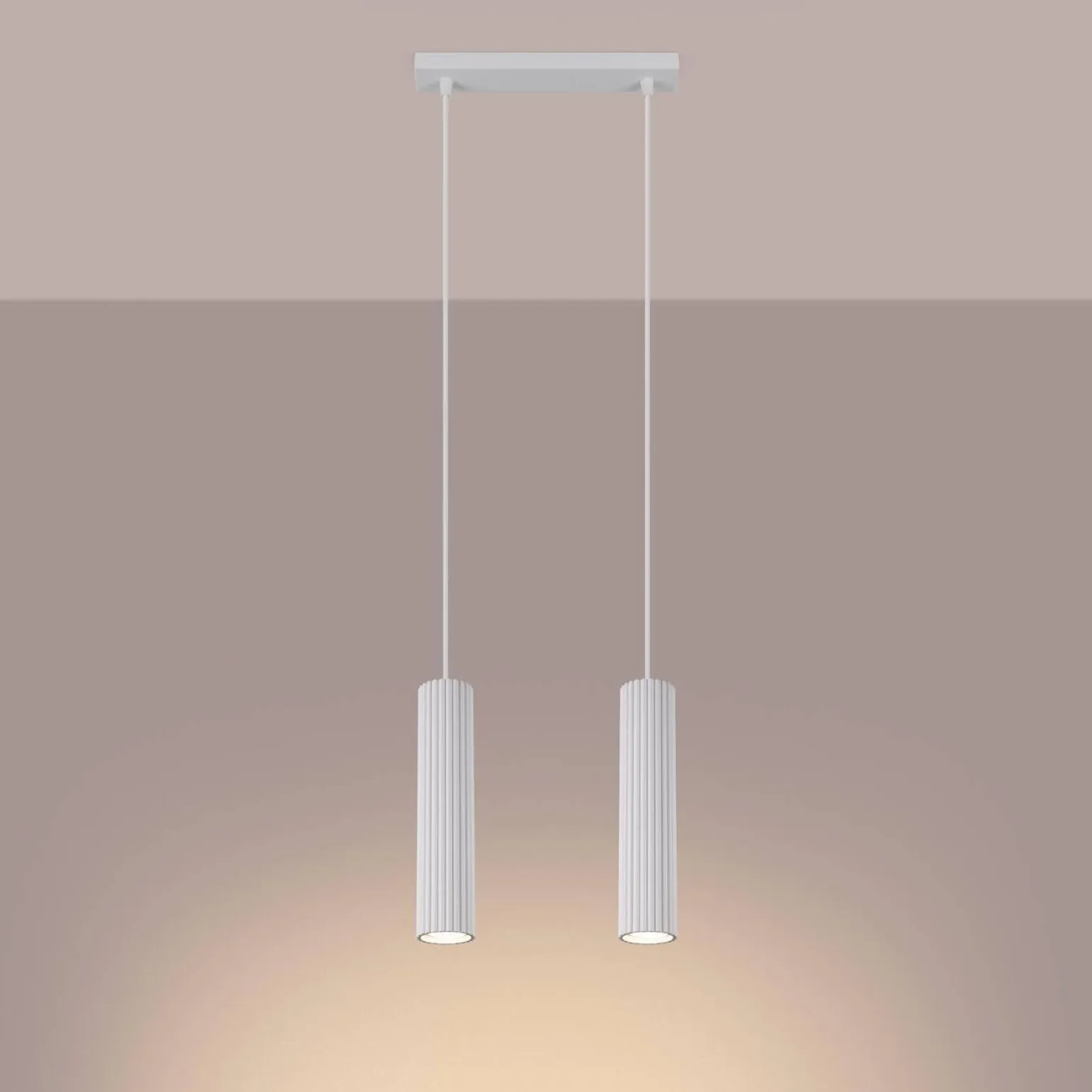 Lampa wisząca KARBON 2 biały (SL.1536) - Sollux Lighting