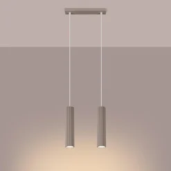 Lampa wisząca KARBON 2 taupe (SL.1773) - Sollux Lighting