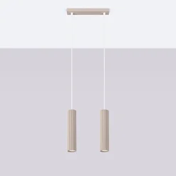 Lampa wisząca KARBON 2 taupe (SL.1773) - Sollux Lighting