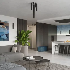 Lampa wisząca KARBON 3L czarny (SL.1575) - Sollux Lighting