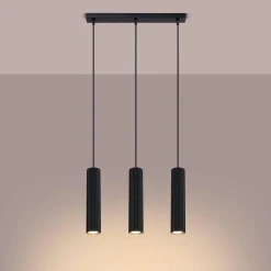 Lampa wisząca KARBON 3L czarny (SL.1575) - Sollux Lighting