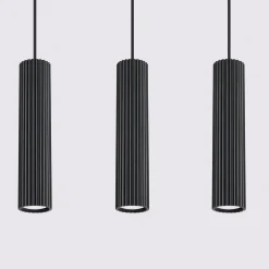 Lampa wisząca KARBON 3L czarny (SL.1575) - Sollux Lighting