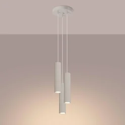Lampa wisząca KARBON 3P beżowy (SL.1595) - Sollux Lighting