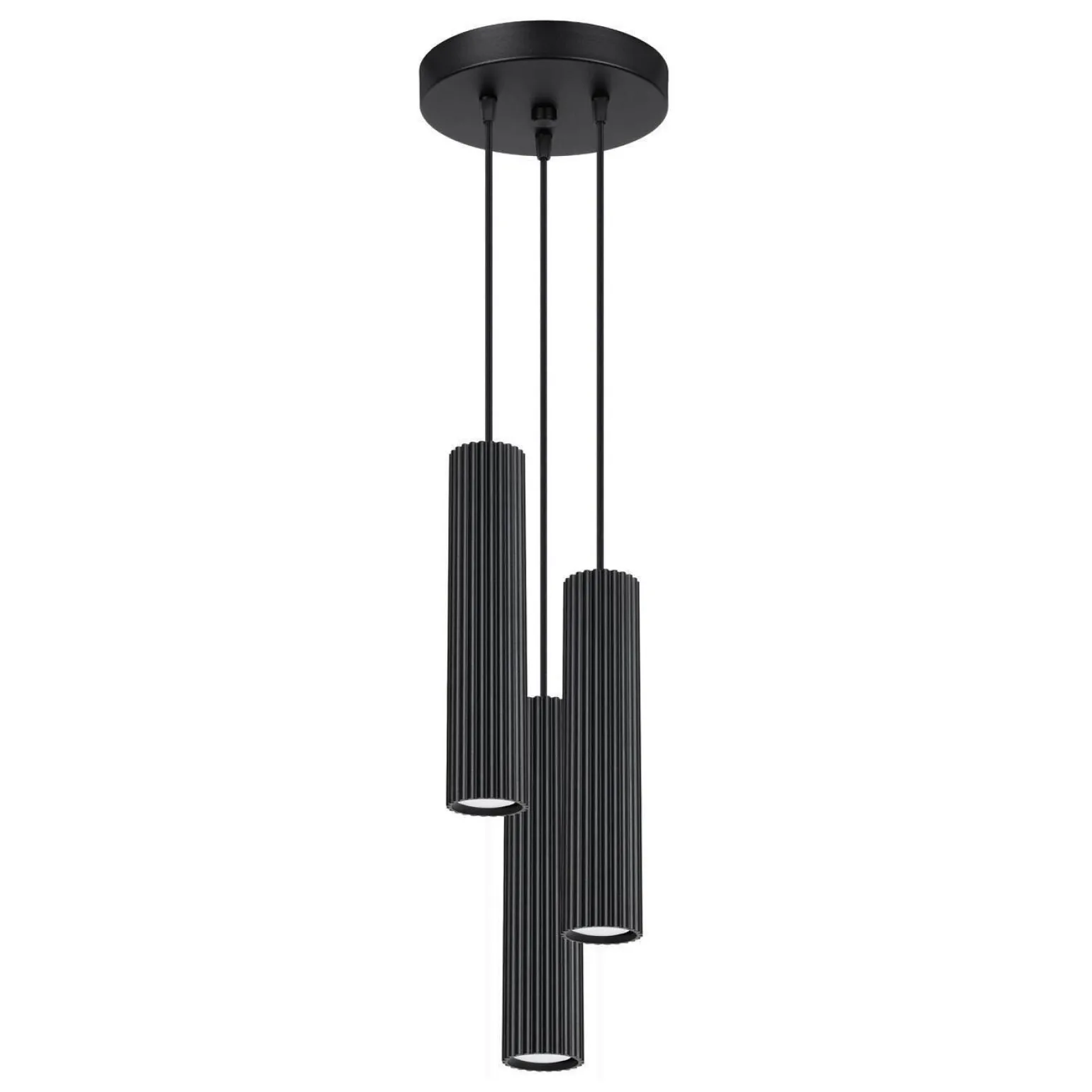 Lampa wisząca KARBON 3P czarny (SL.1576) - Sollux Lighting